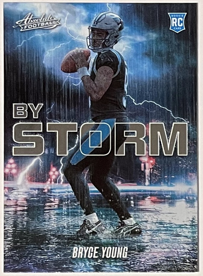 Bryce Young 2023 Panini Absolute By Storm Rookie Card (RC) #BST-1 (Panthers)