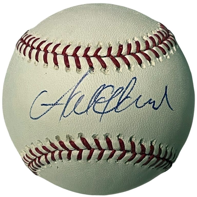 Andrew McCutchen signed OFC OMLB Rawlings Major League Baseball- Beckett Rev