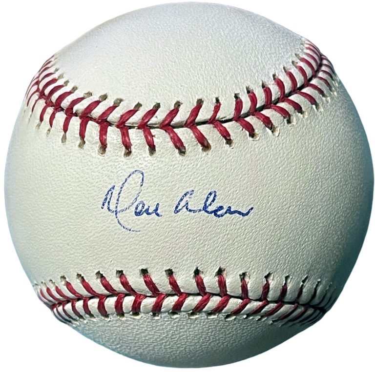 Moises Alou signed Official Rawlings Major League Baseball- COA (Expos/Marlins)