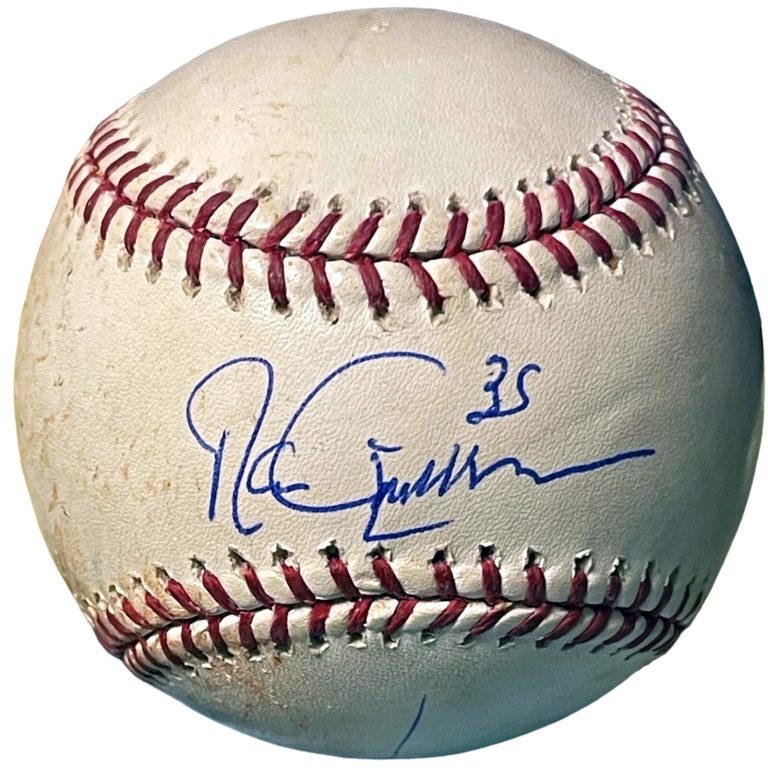 Ron Gardenhire signed Official Rawlings Major League Baseball #35 used/imperfect