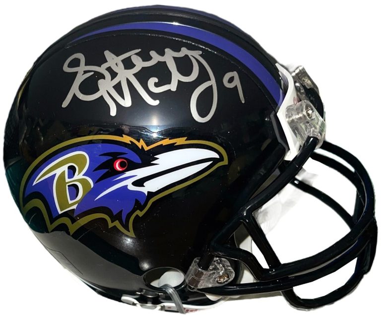 Steve McNair signed Baltimore Ravens Riddell NFL Mini Helmet #9 – Beckett Review