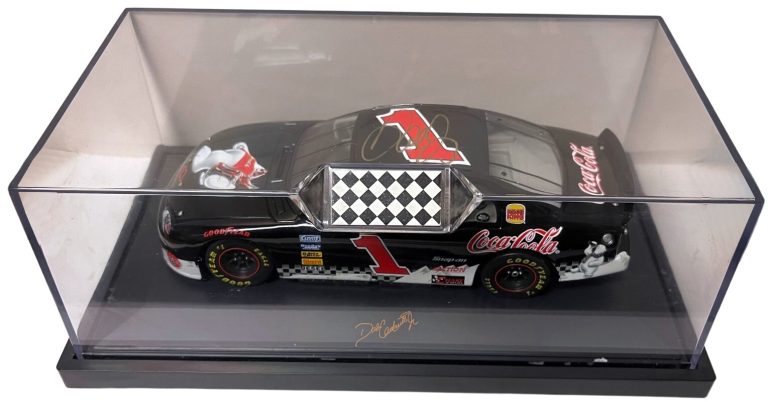 Dale Earnhardt Jr. signed 1998 #1 CocaCola Racing 1/24 Scale Diecast Car w/ Case
