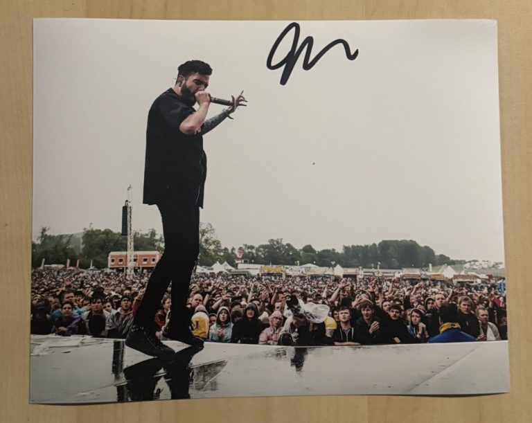 JEREMY MCKINNON A DAY TO REMEMBER LEAD SINGER SIGNED 8X10 PHOTO AUTOGRAPHED COA