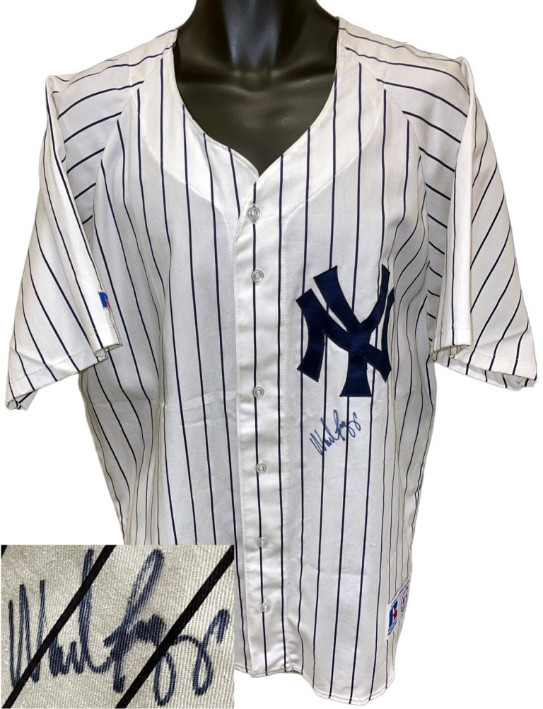 Wade Boggs signed  NY Yankees OFC MLB Authentic Russell Athletic Jersey - JSA