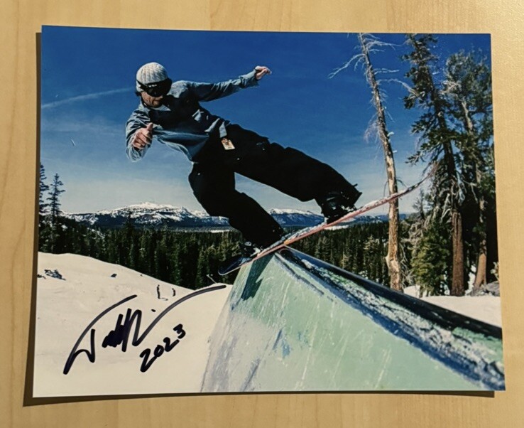 TODD RICHARDS SIGNED 8x10 PHOTO USA SNOWBOARDER STAR AUTOGRAPHED LEGEND COA