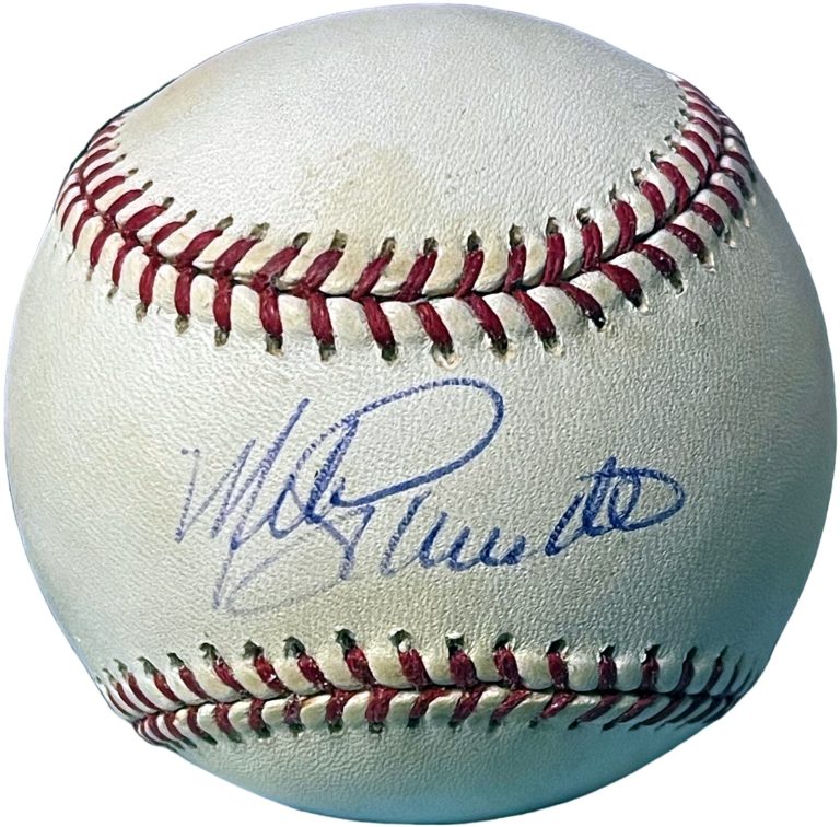 Mike Schmidt signed OFC Rawlings RONL National League Baseball tone spot- COA