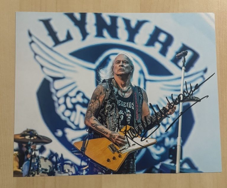 RICKEY MEDLOCKE SIGNED 8x10 PHOTO AUTOGRAPHED BLACKFOOT LYNYRD SKYNYRD COA