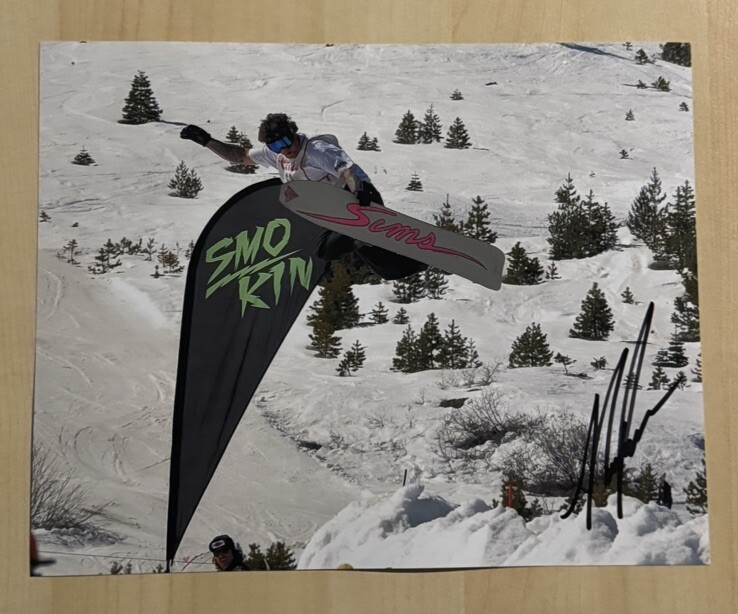 SHAUN PALMER SIGNED 8x10 PHOTO USA SNOWBOARDER STAR AUTOGRAPHED COA