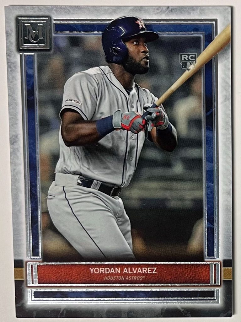 Yordan Alvarez 2020 Topps Museum Collection Rookie Card (RC) #84- Houston Astros