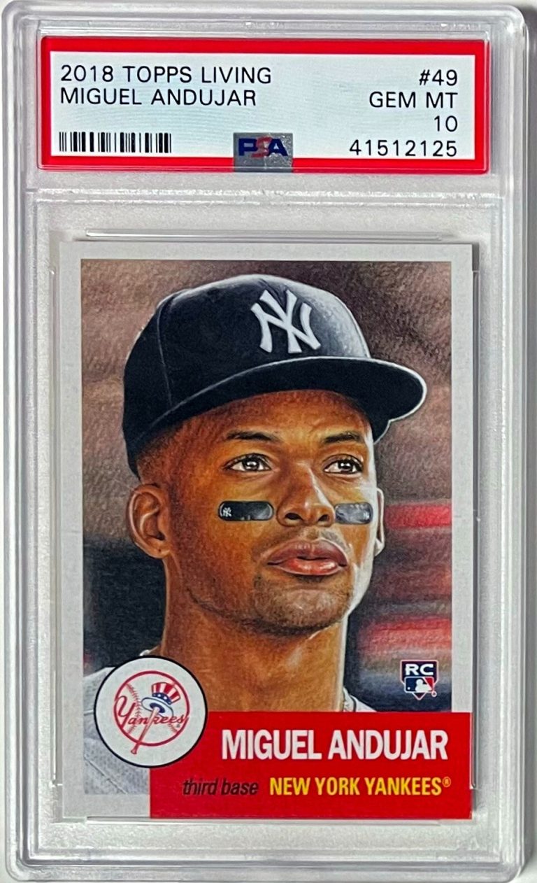 Miguel Andujar 2018 Topps Living Baseball Card #49- PSA Graded 10 Gem Mint