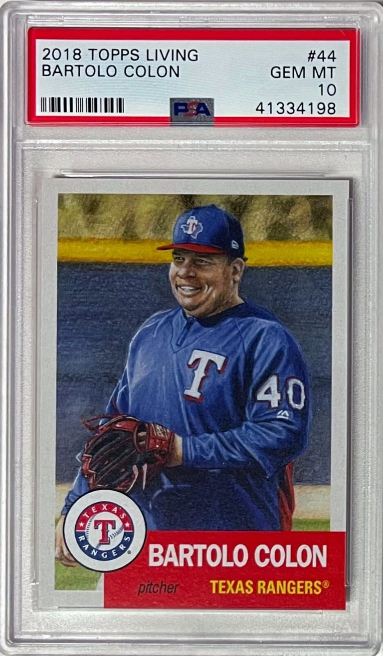 Bartolo Colon 2018 Topps Living Baseball Card #44- PSA Graded 10 Gem Mint
