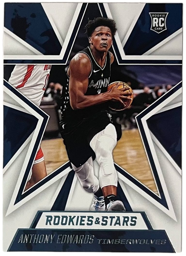 Anthony Edwards 2020-21 Panini Chronicles Rookies & Stars Card (RC) #657