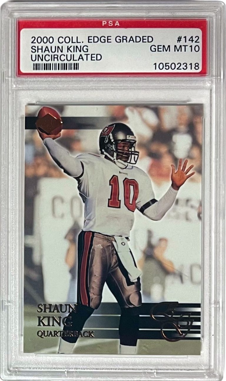 Shaun King 2000 Collectors Edge Uncirculated Card- /5000- PSA Graded 10 Gem Mint