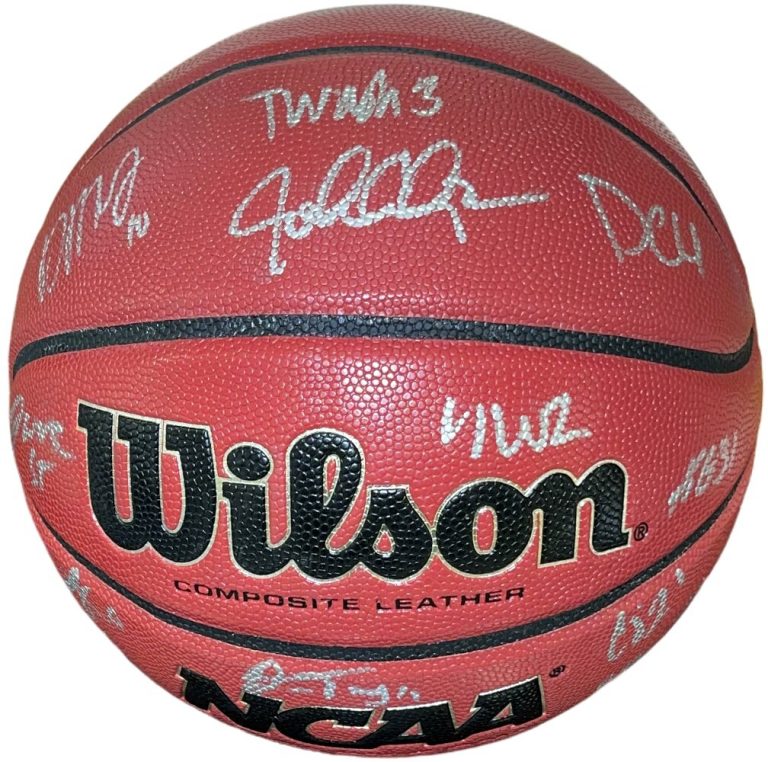2021-22 Kentucky Wildcats team signed Wilson NCAA Rep Game Basketball 12 sig-BAS