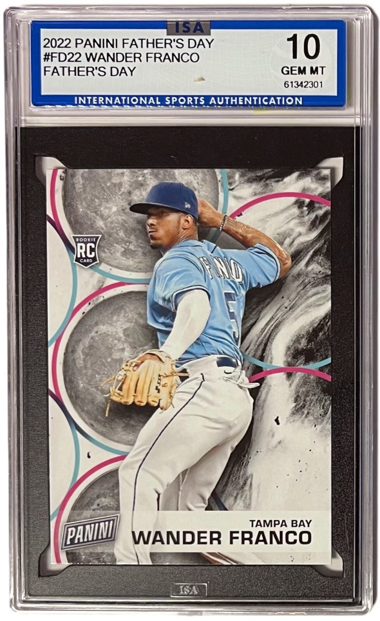 Wander Franco 2022 Panini Father's Day Rookie Card (RC) #FD22- ISA Graded 10 GMT
