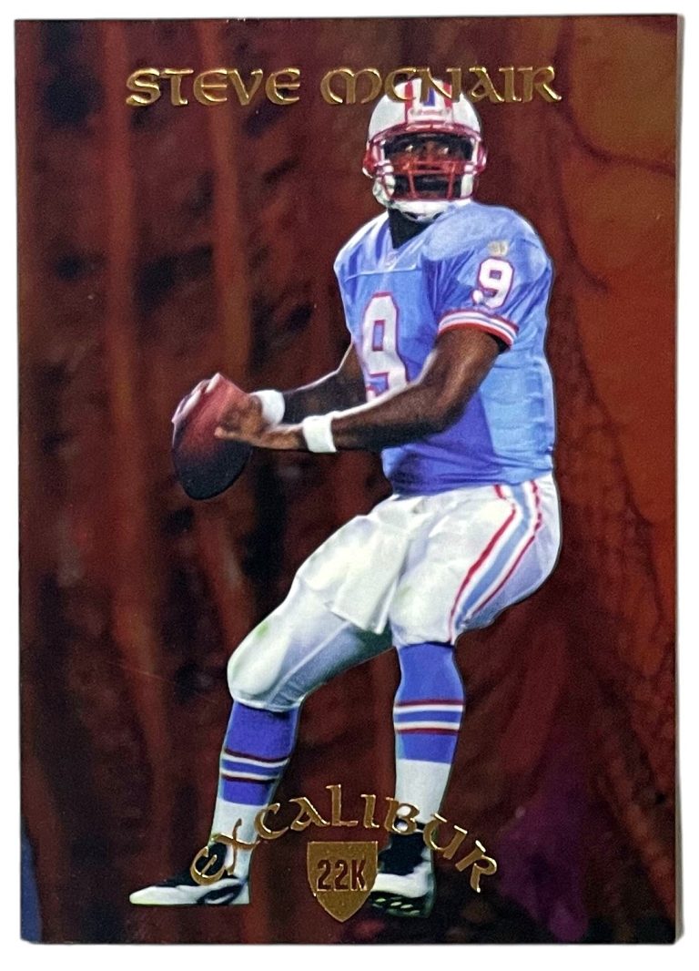 Steve McNair 1997 Collectors Edge Excalibur 22K RC Card #17- 1559/2000 OILERS