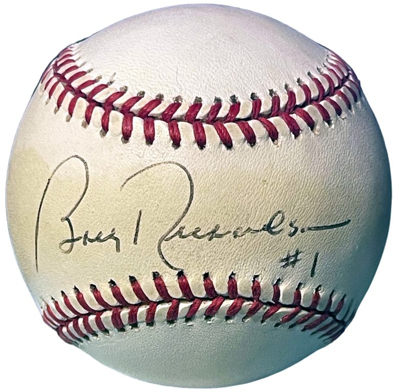 Bobby Richardson signed Official Rawlings ROAL American League Baseball #1-Toned