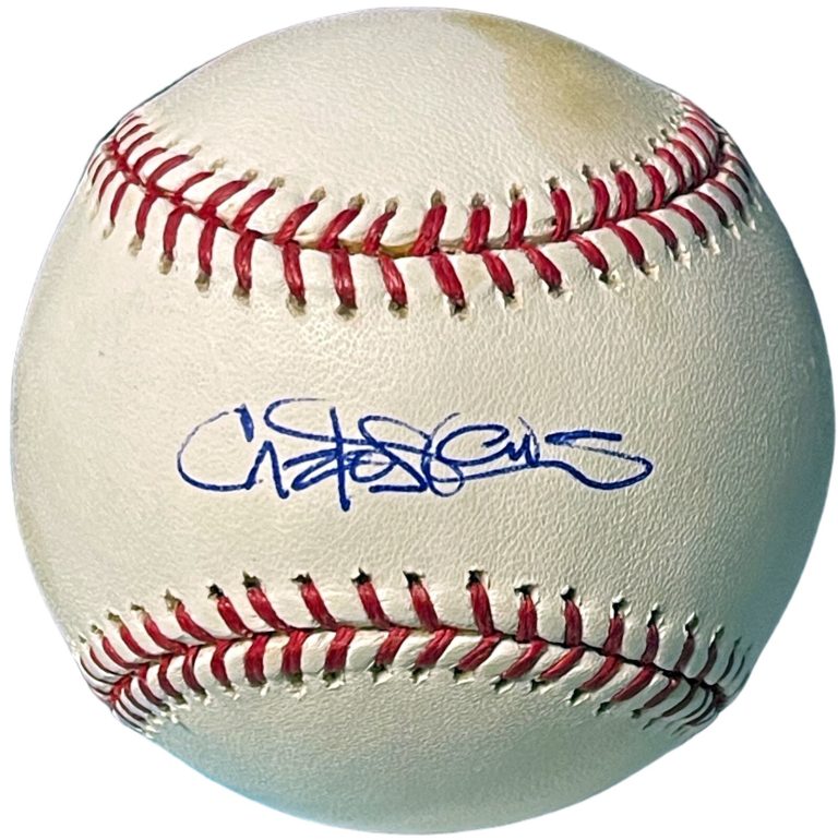 Carlos Pena signed Official Rawlings Major League Baseball tone spots Tampa -COA