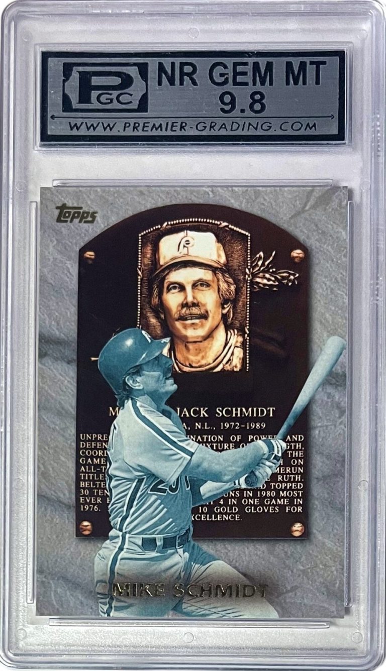 Mike Schmidt 1998 Topps HOF Collection Card #HOF1- PGC Gem Mint 9.8