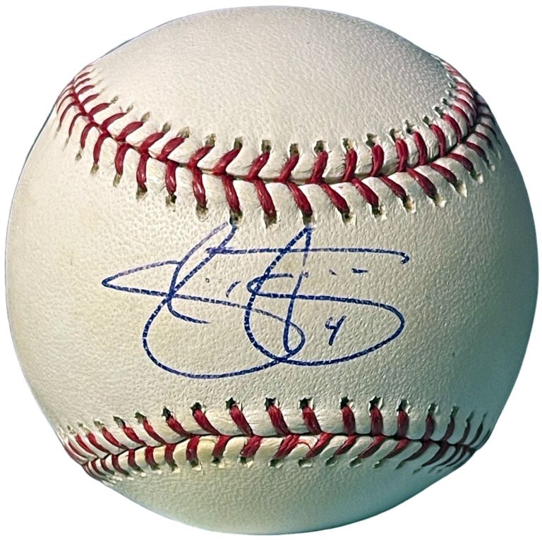 Shannon Stewart signed Official Rawlings Major League Baseball minor tone spot