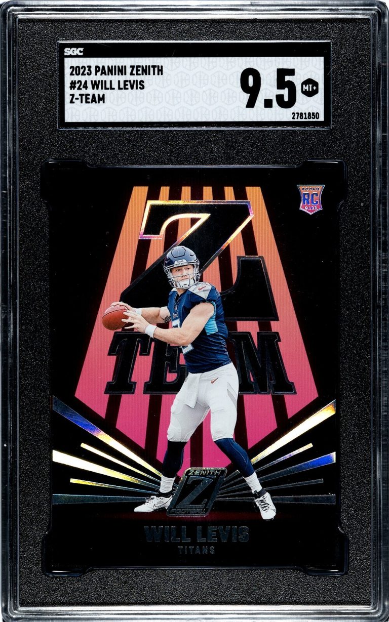 Will Levis 2023 Panini Zenith Z-Team Rookie Card (RC) #24 - SGC Graded 9.5 Mint+