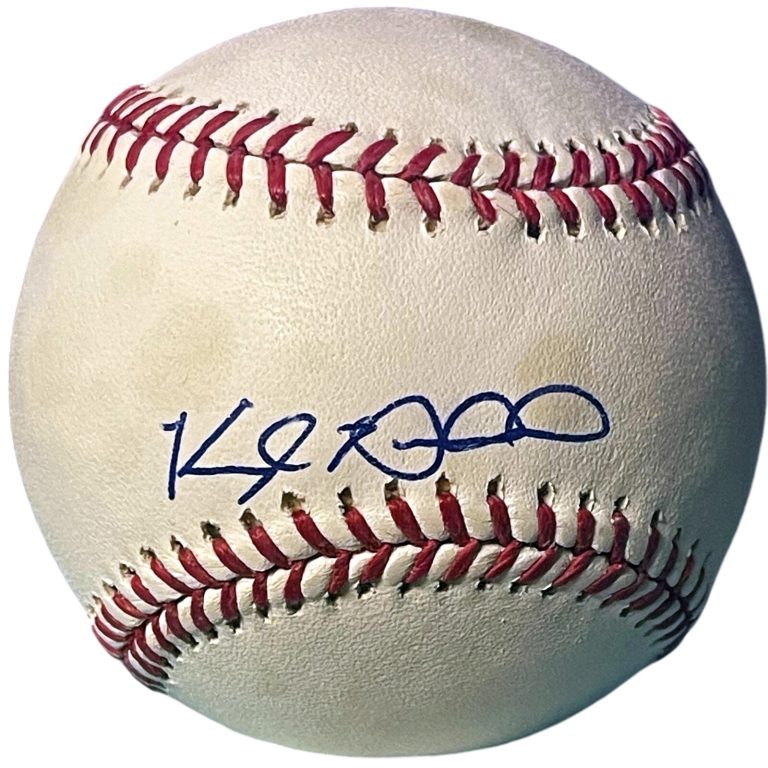 Kyle Drabek signed Official Rawlings Major League Baseball tone spots- COA