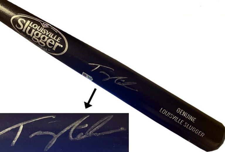 Tommy Edman signed Louisville Slugger Black Pro Model 34” Bat– MLB Authentic