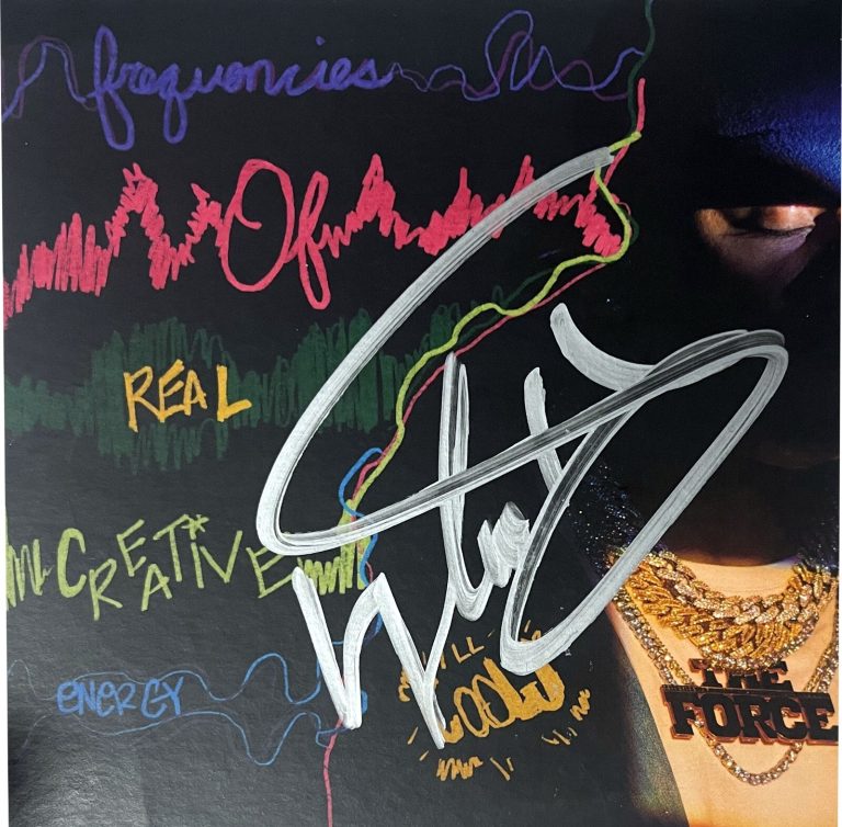 LL Cool J Signed 2023-24 The Force Signed 5”x5” Art Insert CD Card (No CD) bend