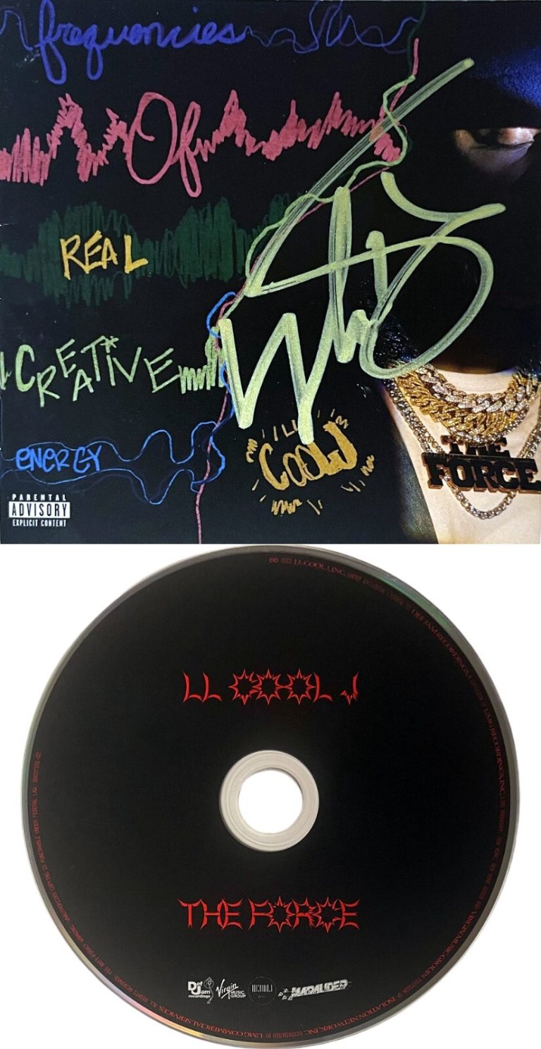 LL Cool J signed 2023-24 The Force CD Album Cover Booklet w/ CD & Case– COA