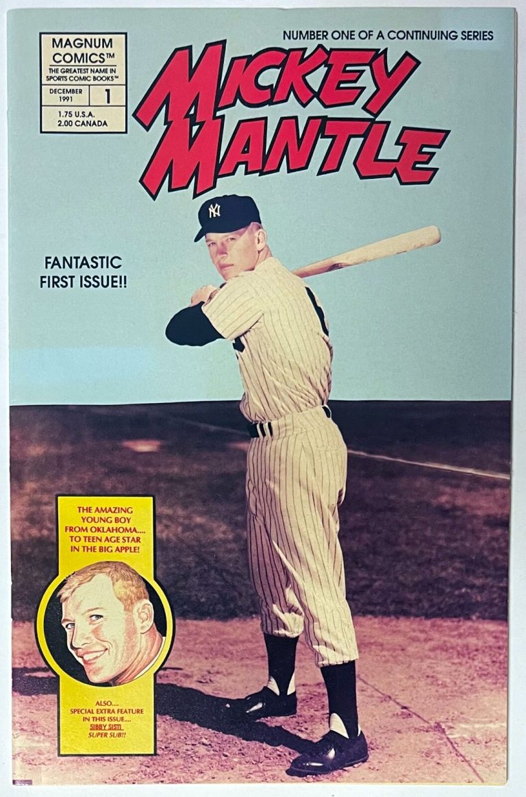 1991 Mickey Mantle No 1 Magnum Comics - (NEW/FIRST ISSUE/New York Yankees)