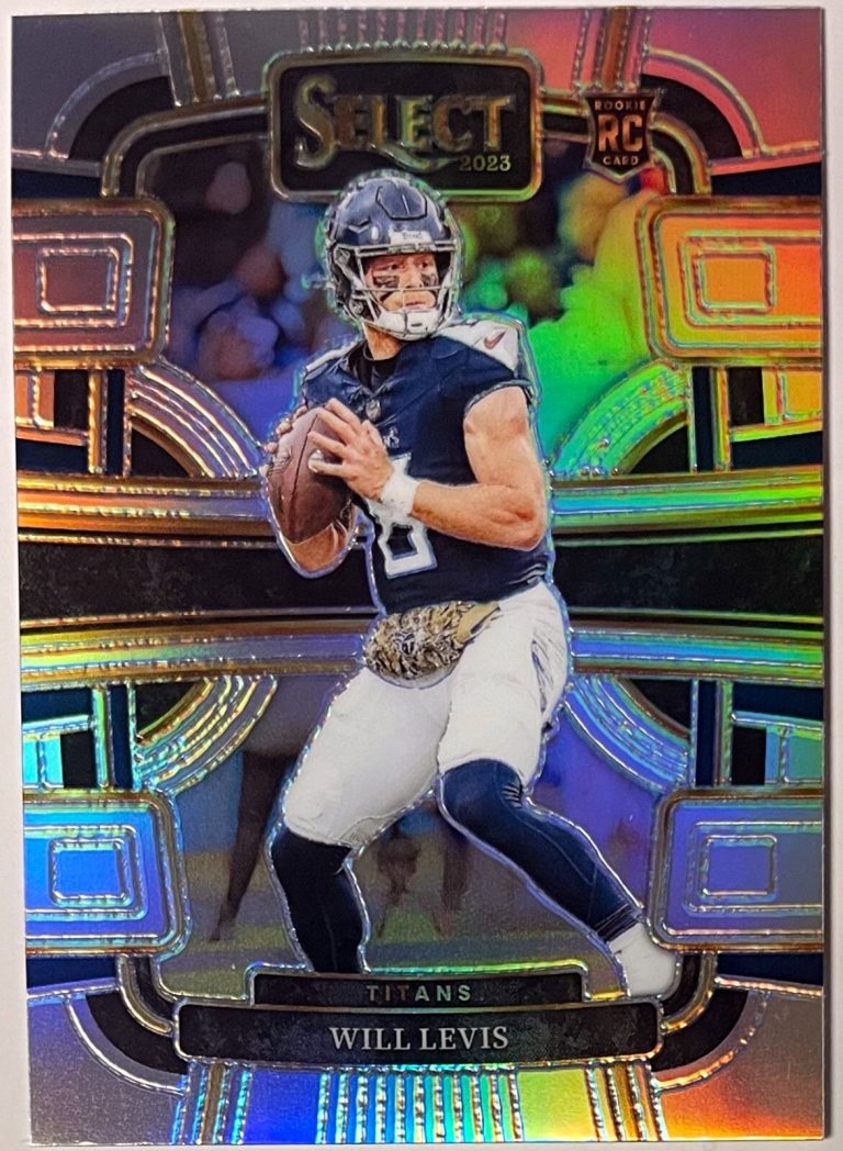 Will Levis 2023 Panini Select Prizm Concourse Rookie Card (RC) #96 (Titans)