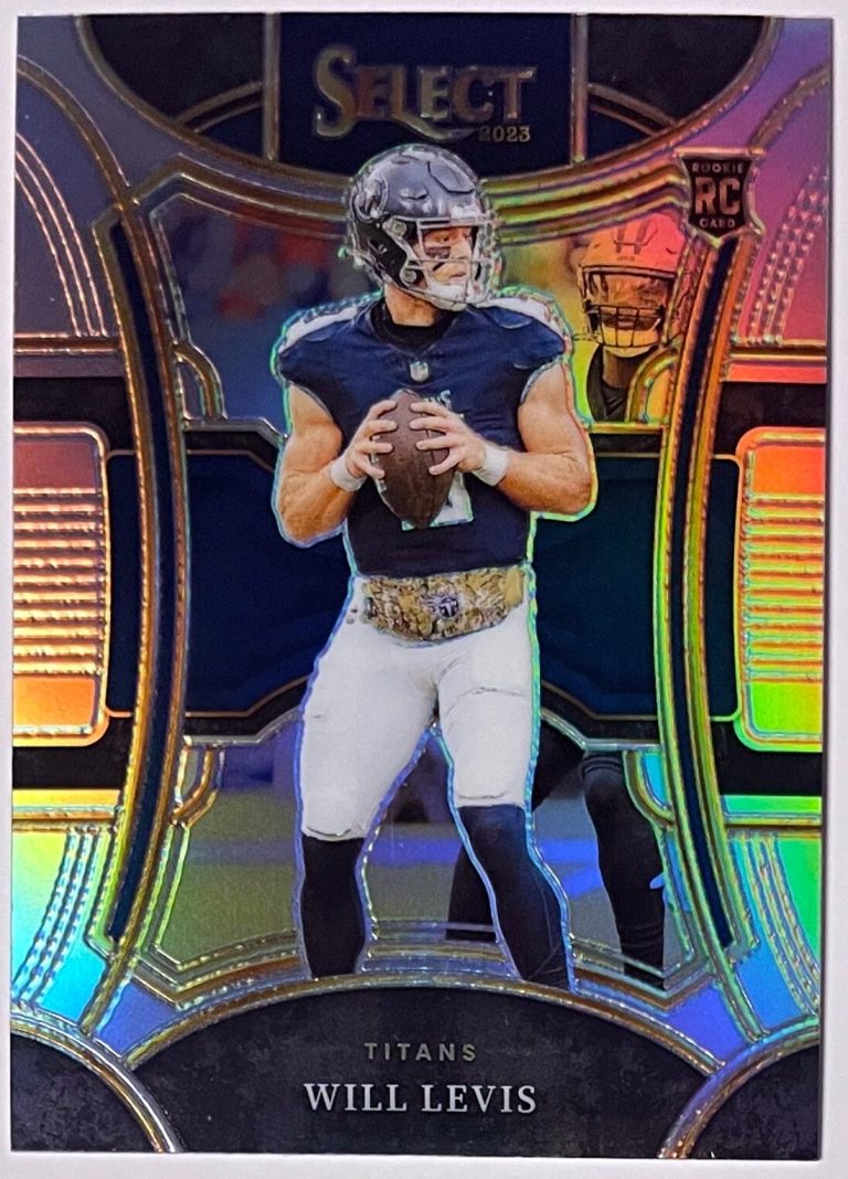 Will Levis 2023 Panini Select Prizm Club Level Rookie Card (RC) #492 (Titans)