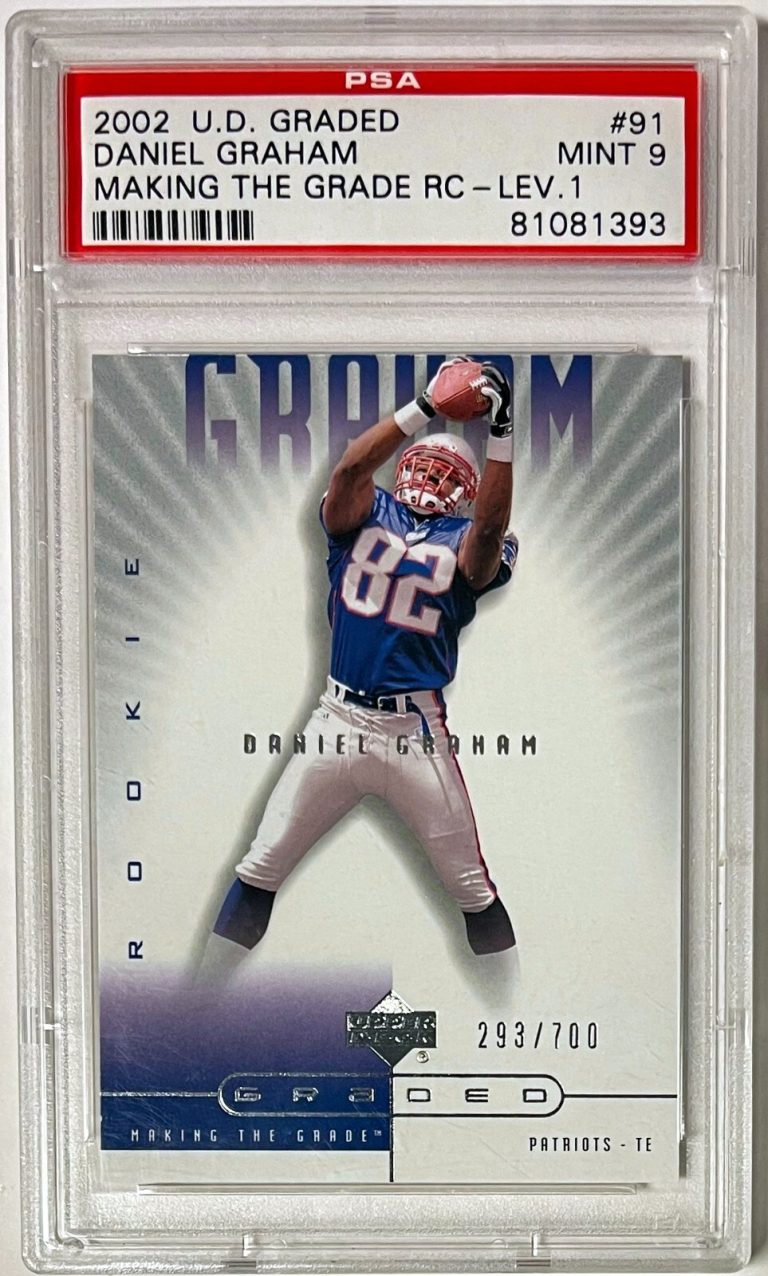 Daniel Graham 2002 Upper Deck Making The Grade Rookie Card #91- PSA Graded 9 MT