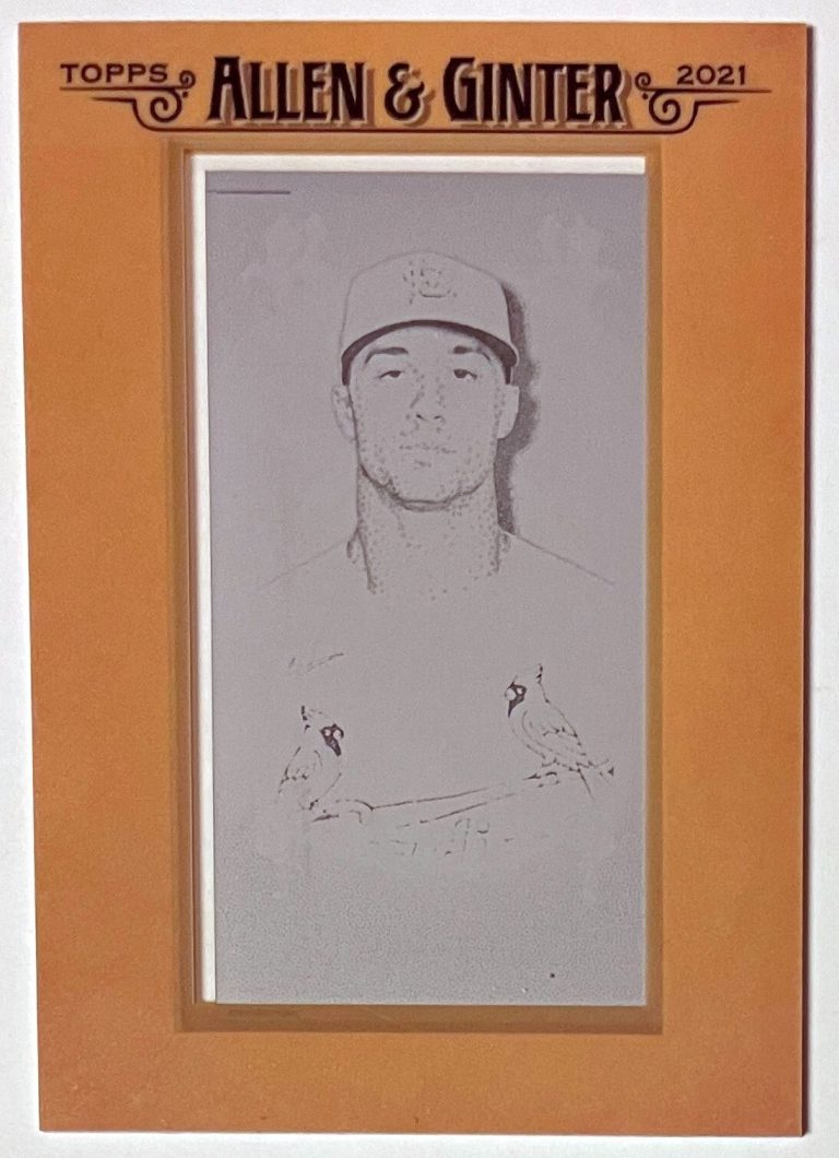 Jack Flaherty 2021 Topps Allen & Ginter Black Printing Plate #101 - 1/1