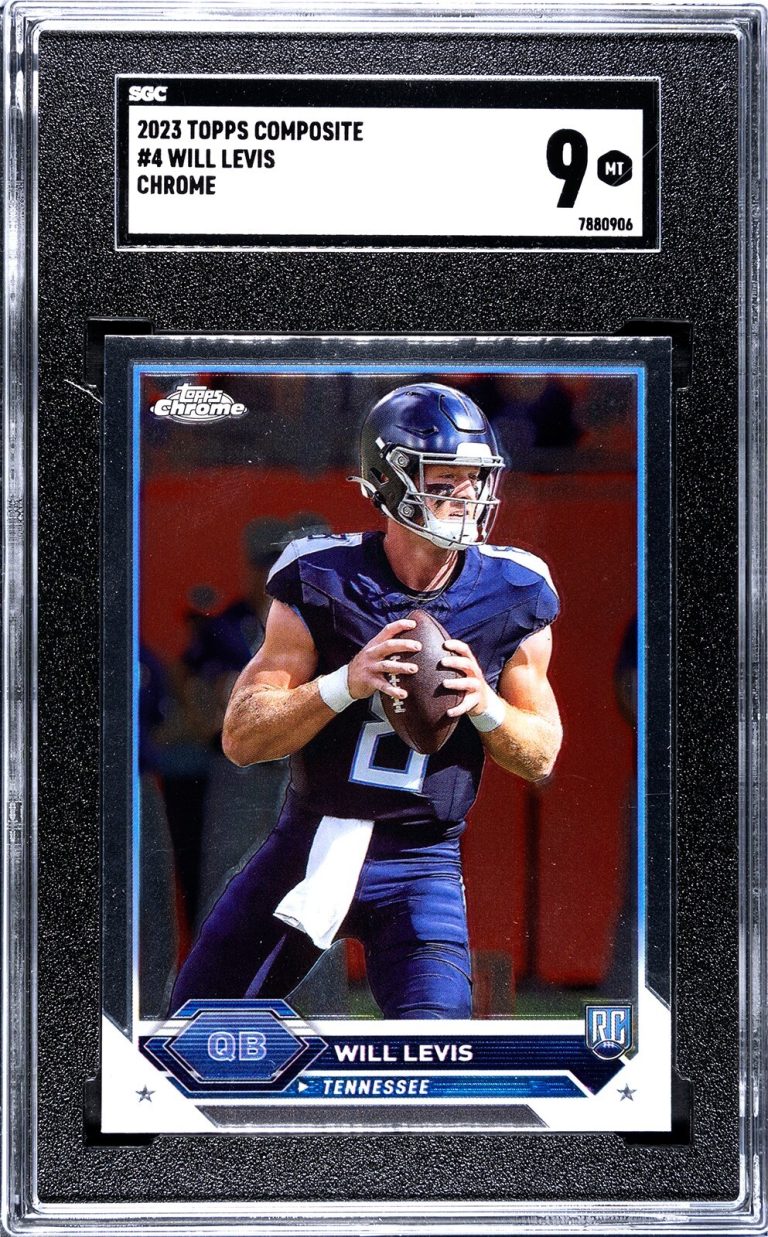 Will Levis 2023 Topps Chrome Composite Rookie Card (RC) #4- SGC Graded 9 Mint