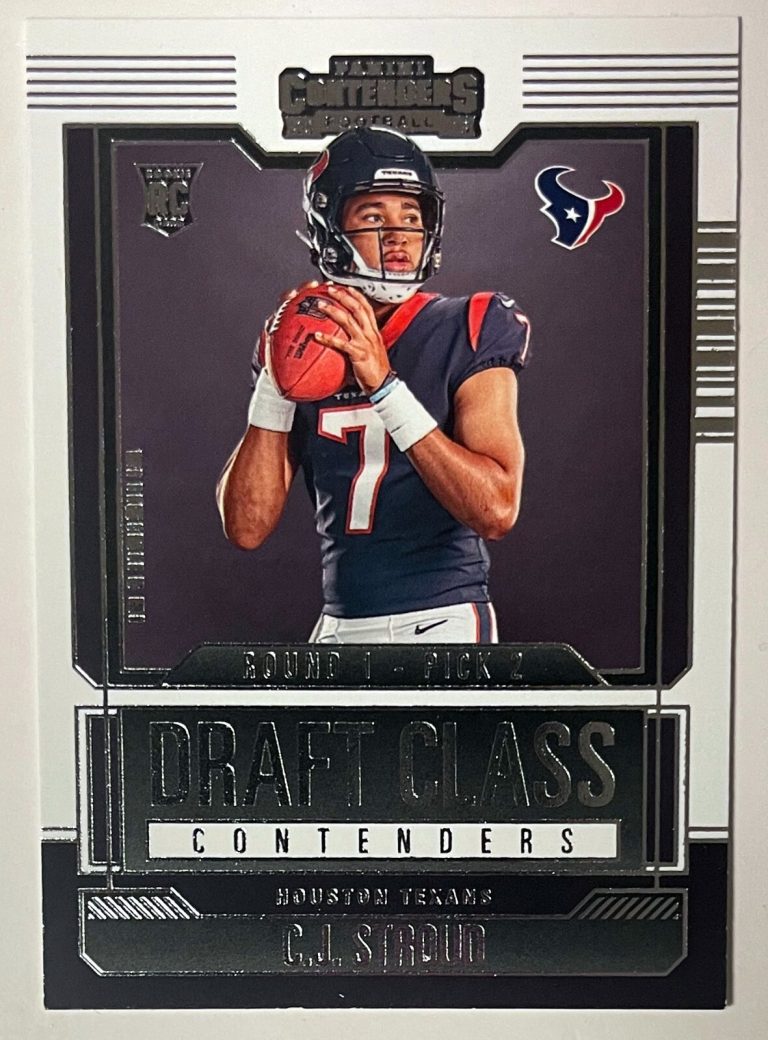 CJ/C.J. Stroud 2023 Panini Draft Class Contenders Rookie Card (RC) #5 (Texans)