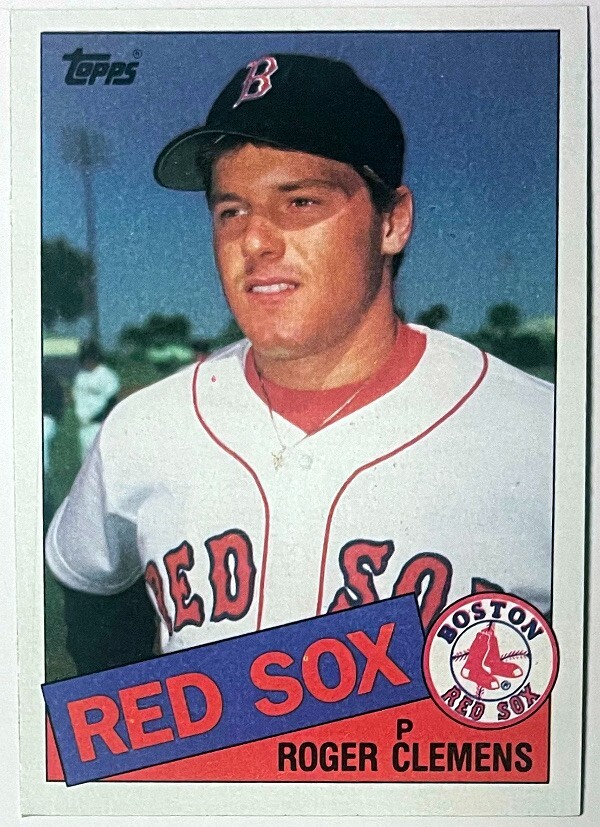 Roger Clemens 1985 Topps Rookie Card #181 (Boston Red Sox)