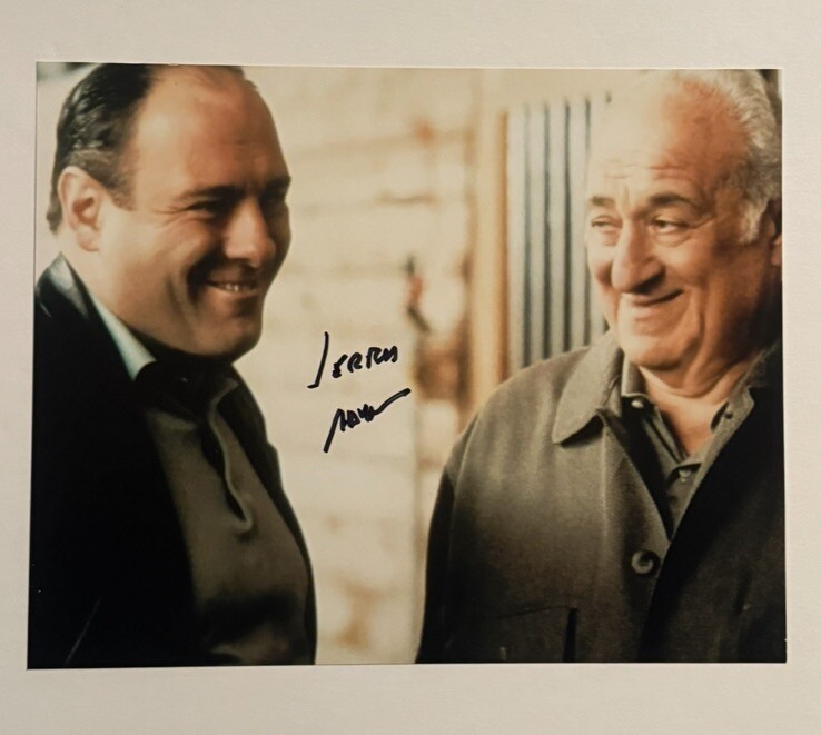 JERRY ADLER HAND SIGNED 8x10 PHOTO ACTOR AUTOGRAPHED SOPRANOS SHOW RARE COA