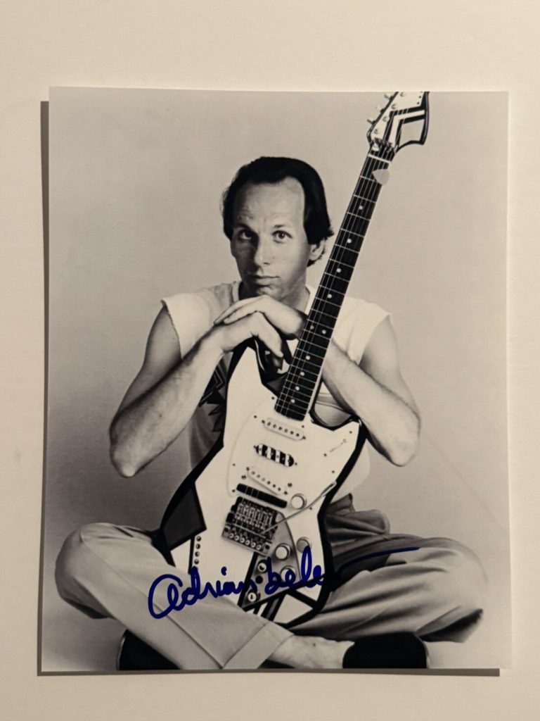 ADRIAN BELEW HAND SIGNED 8x10 PHOTO AUTOGRAPHED KING CRIMSON LEAD SINGER COA