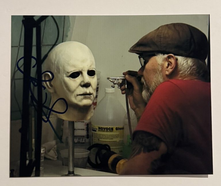 CHRISTOPHER NELSON SIGNED 8x10 PHOTO HALLOWEEN MAKEUP ARTIST AUTOGRAPHED COA