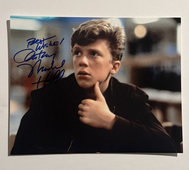 ANTHONY MICHAEL HALL SIGNED 8x10 PHOTO ACTOR AUTOGRAPHED THE BREAKFAST CLUB COA