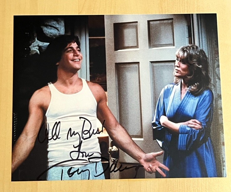 TONY DANZA HAND SIGNED 8x10 PHOTO ACTOR AUTOGRAPHED TAXI SHOW STAR COA
