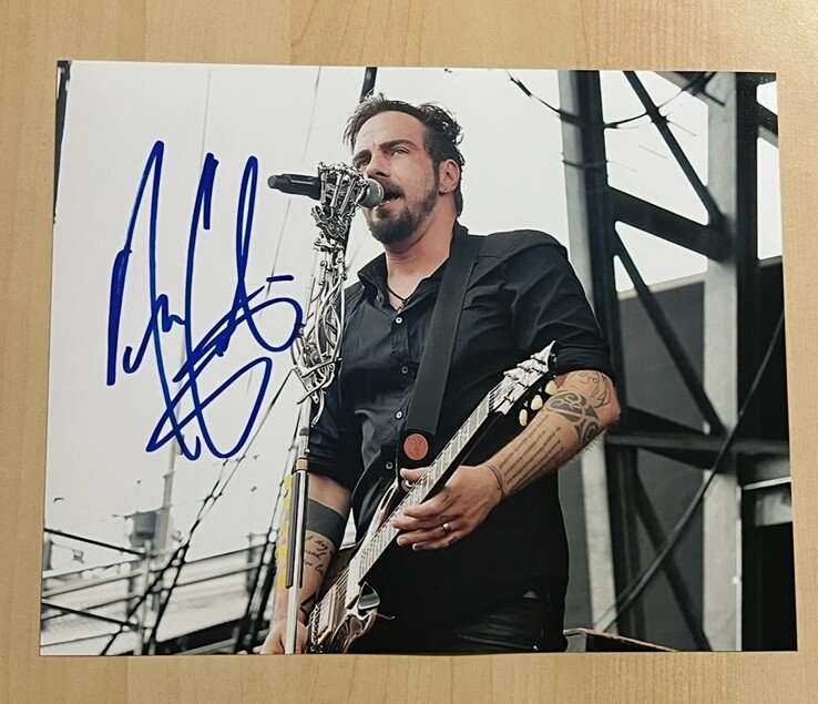 ADAM GONTIER HAND SIGNED 8x10 PHOTO AUTOGRAPHED THREE DAYS GRACE LEAD SINGER COA