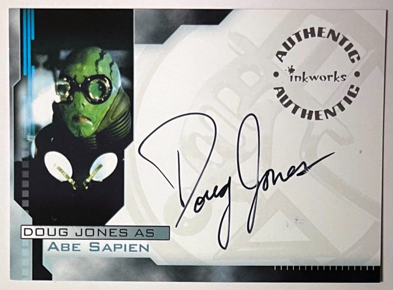 Doug Jones signed 2004 Inkworks Hellboy Abe Sapien Authentic On Card Auto