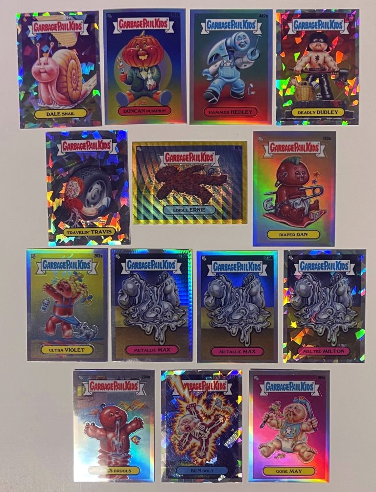 2021/2022 Garbage Pail Kids 14 Card Atomic Refractor/Refractor Assorted Lot