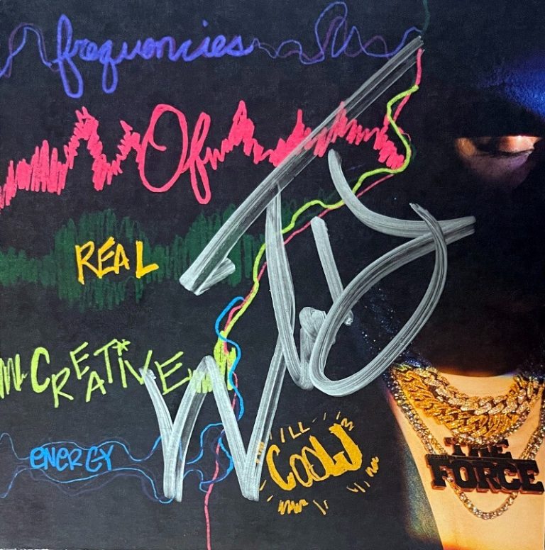 LL Cool J Signed 2023-24 The Force Signed 5”x5” Art Insert CD Card (No CD) bend