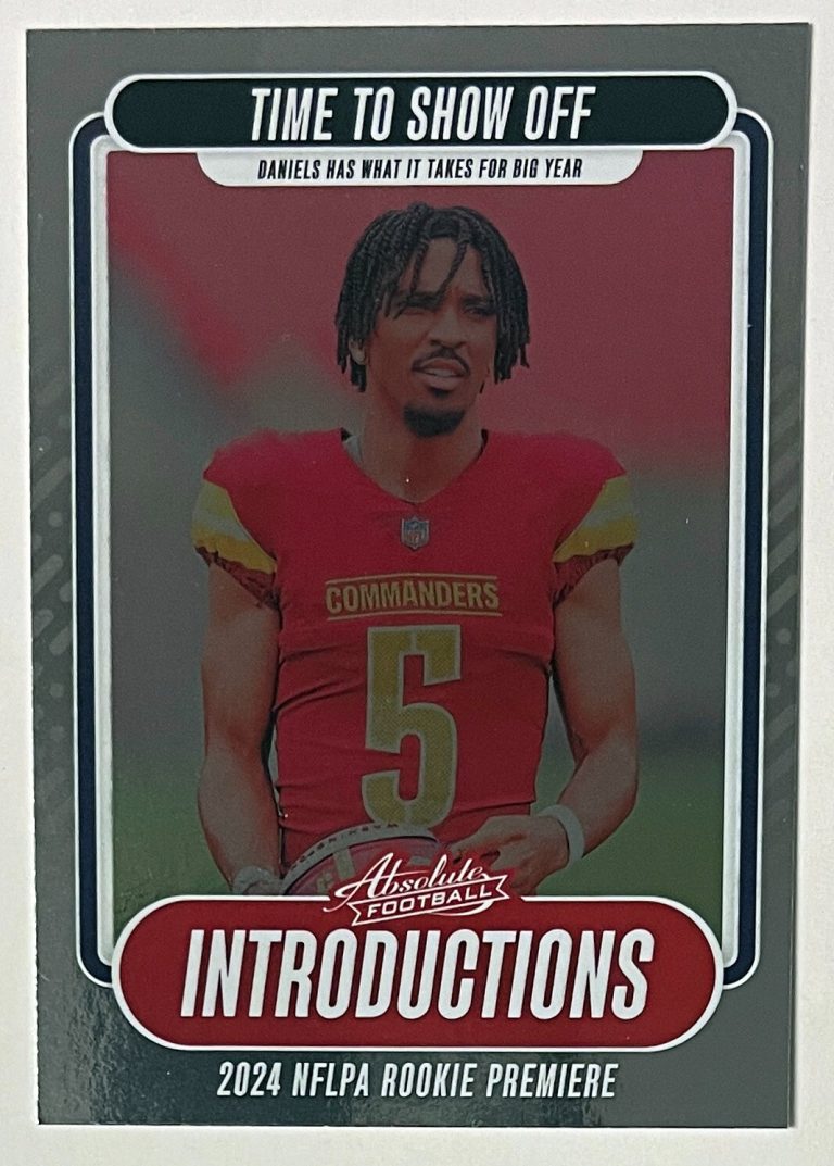 Jayden Daniels 2024 Panini Absolute Introductions Rookie Card (RC) #I-JDS