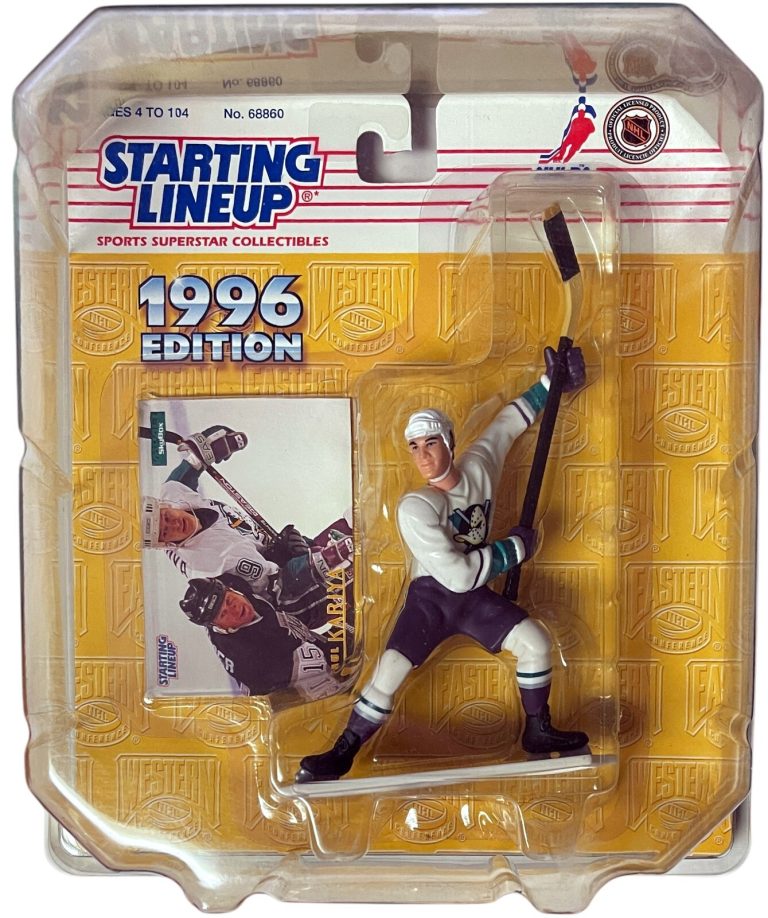 Paul Kariya 1996 Kenner Starting Lineup MOC Hockey Anaheim Ducks Figure w/ Case