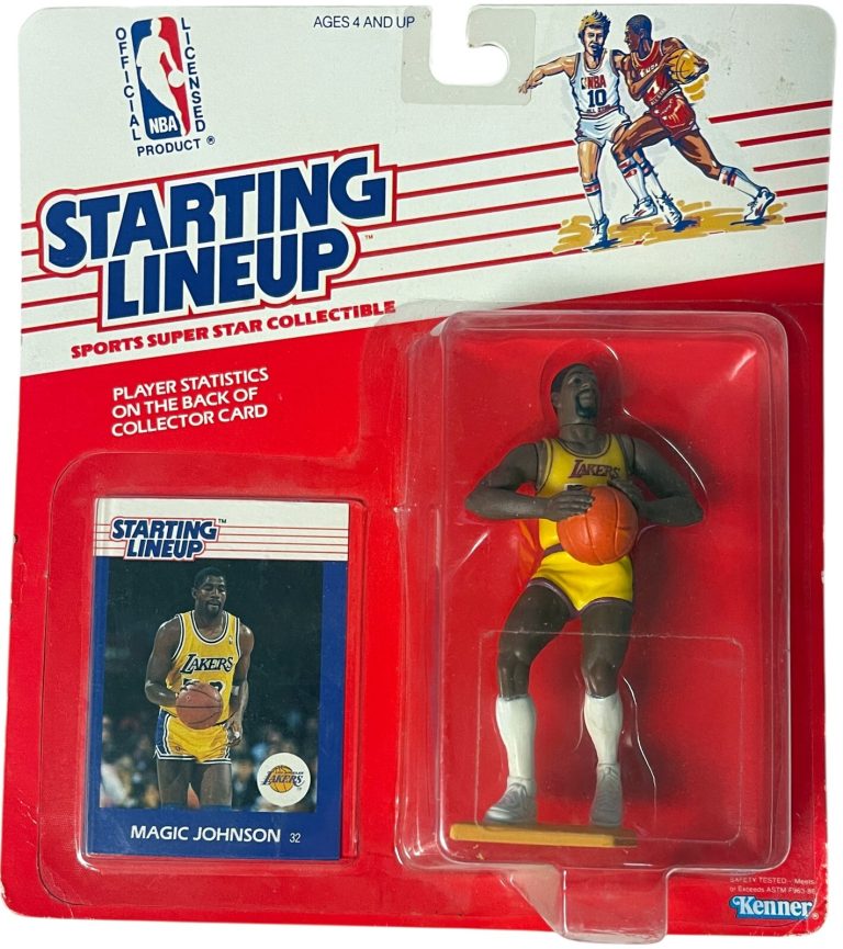 Magic Johnson 1988 Kenner Starting Lineup Figure MOC Los Angles Lakers /Card-NEW