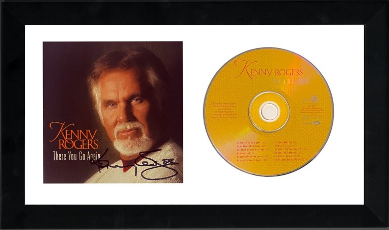 Kenny Rogers signed 2000 There You Go Again Album Cover Booklet w/ CD Framed COA